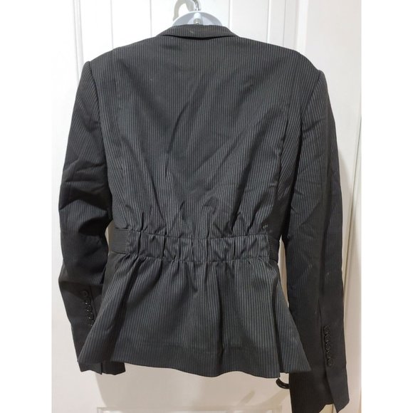 BCBGMAXAZRIA Jacket Single Button Blazer Size M Medium Gray Heather - Picture 6 of 12